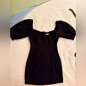Chic Black Long Sleeve Dress